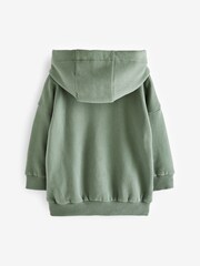 Mint Green Soft Touch Jersey Hoodie (3mths-7yrs) - Image 2 of 3