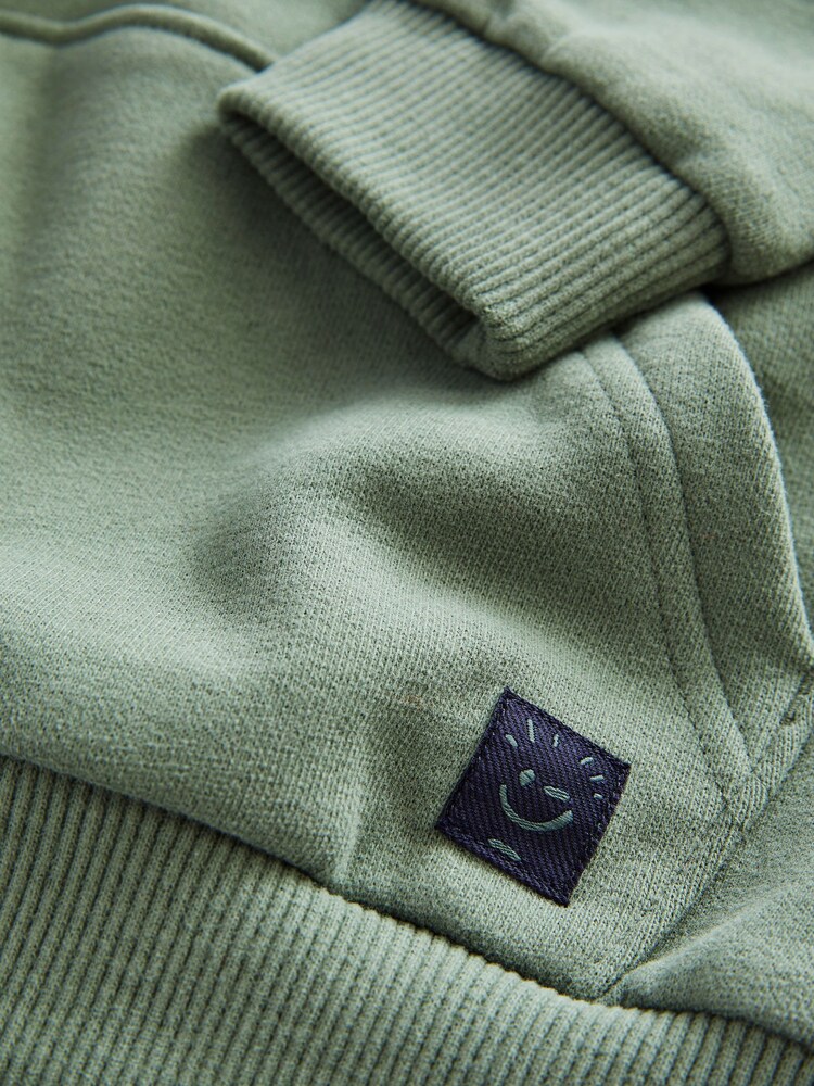 Mint Green Soft Touch Jersey Hoodie (3mths-7yrs) - Image 3 of 3