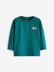 Mehrfarbig - Kleine Transport-Langarm-T-Shirts aus Baumwolle mit 100% 5 -Pack (3Monate-7Jahre) - Bild 3 von 8