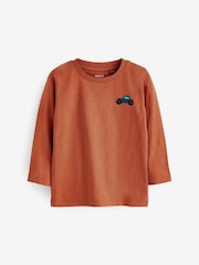 Mehrfarbig - Kleine Transport-Langarm-T-Shirts aus Baumwolle mit 100% 5 -Pack (3Monate-7Jahre) - Bild 4 von 8