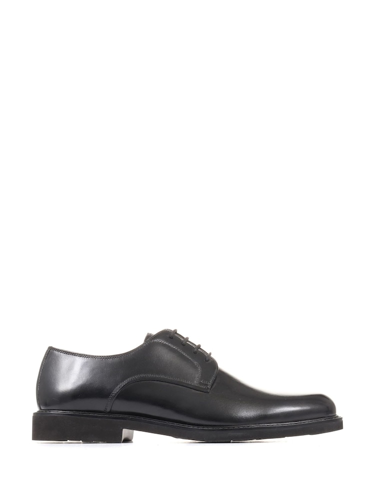 Jones Bootmaker Minster Black Leather Derby Shoes - Image 1 of 5