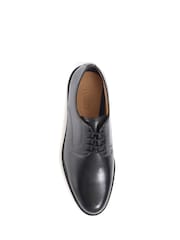 Jones Bootmaker Minster Black Leather Derby Shoes - Image 4 of 5