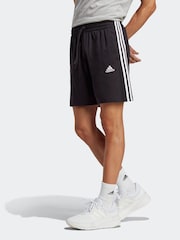 adidas Black Sportswear Essentials 3-Stripes Shorts - Image 1 of 6