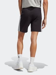 adidas Black Sportswear Essentials 3-Stripes Shorts - Image 2 of 6