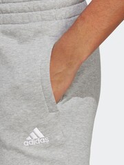 adidas Grey Sportswear Essentials Linear French Terry Cuffed Joggers - Image 3 of 5
