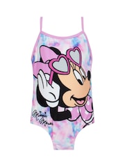 Character Purple Minnie Mouse Swimsuit Tye Dye - Image 1 of 5