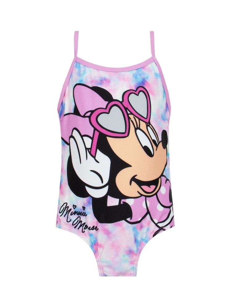Character Purple Minnie Mouse Swimsuit Tye Dye - Image 1 of 5