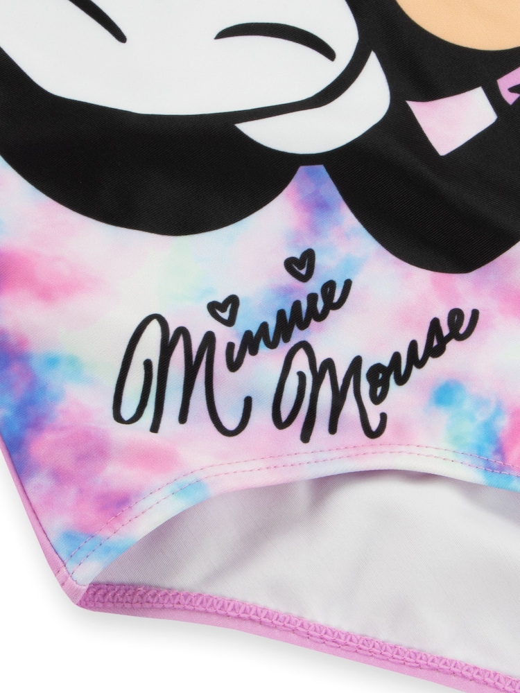 Character Purple Minnie Mouse Swimsuit Tye Dye - Image 5 of 5