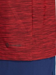 adidas Red Train Essentials Stretch Training T-Shirt - Image 6 of 7