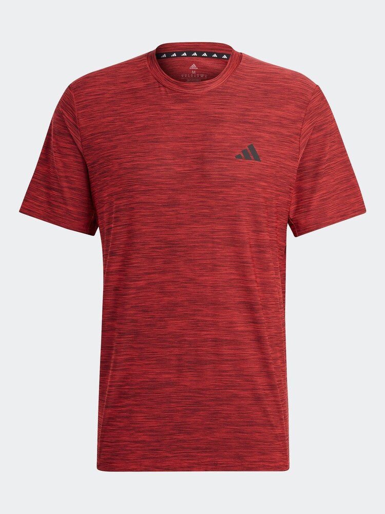 adidas Red Train Essentials Stretch Training T-Shirt - Image 7 of 7