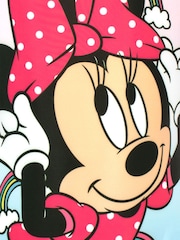 Character Blue Minnie Mouse Surfsuit  Pink Sleeves - Image 2 of 5