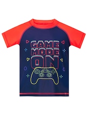 Character Blue Gaming Game Mode On Swimsuit - Image 2 of 5