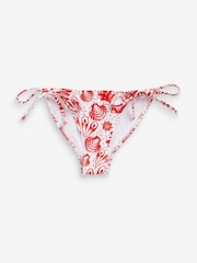 White/Red Shell Bikini Bottoms 2 Pack - Image 2 of 10