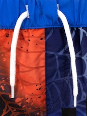 Character Blue Spiderman Spiderman Logo Swim Shorts - Image 5 of 6