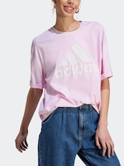 adidas Pink 100% Cotton Sportswear Future Icons Winners 3.0 T-Shirt - Image 4 of 7