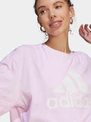 adidas Pink 100% Cotton Sportswear Future Icons Winners 3.0 T-Shirt - Image 6 of 7