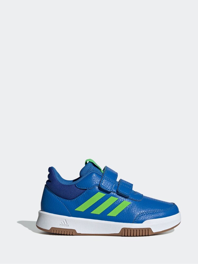 adidas Blue/Green Kids Sportswear Tensaur Hook And Loop Trainers - Image 2 of 10