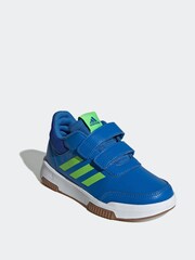 adidas Blue/Green Kids Sportswear Tensaur Hook And Loop Trainers - Image 3 of 10
