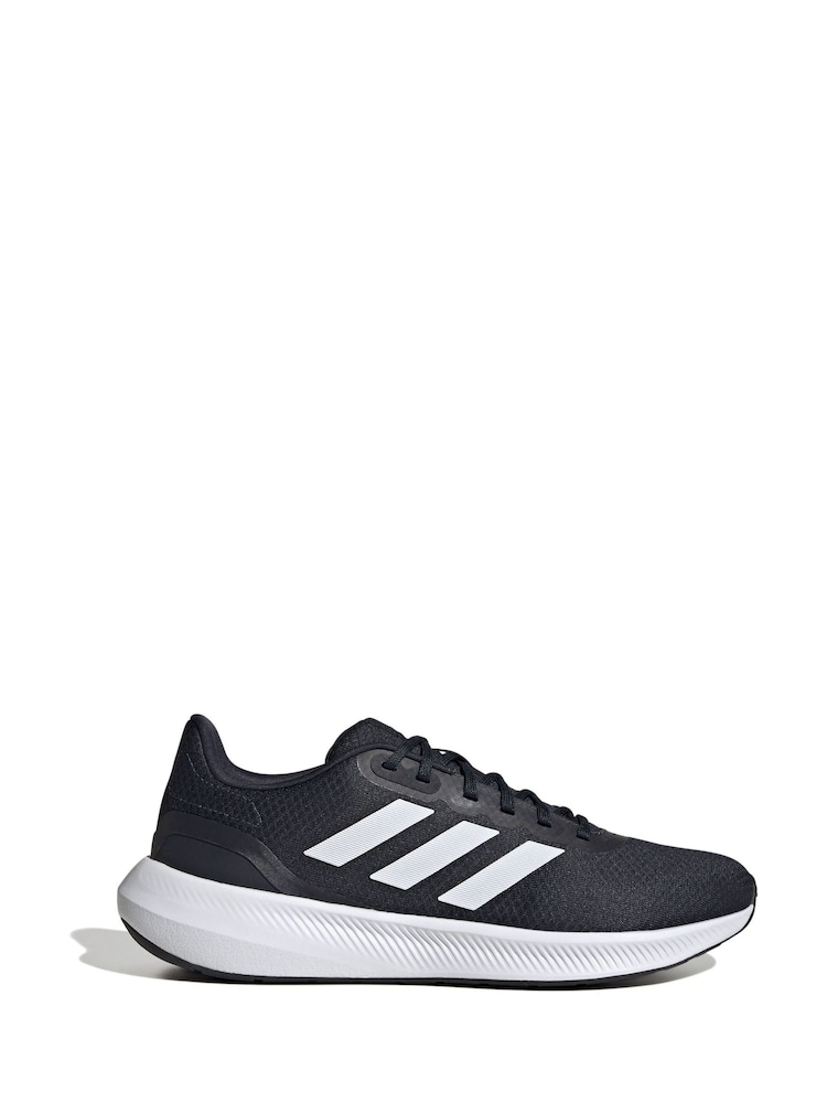 adidas Dark Black Runfalcon 3.0 Trainers - Image 1 of 9