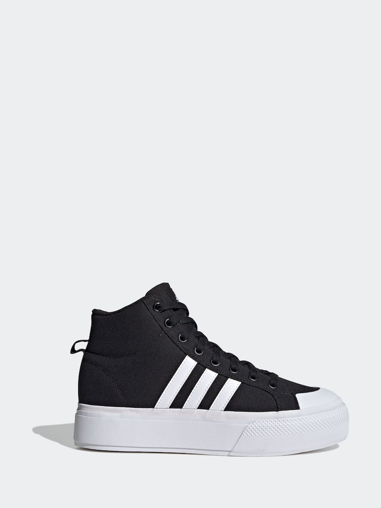 Czarny - Buty sportowe na platformie Adidas Bravada 2.0 Mid - Image 1 of 12