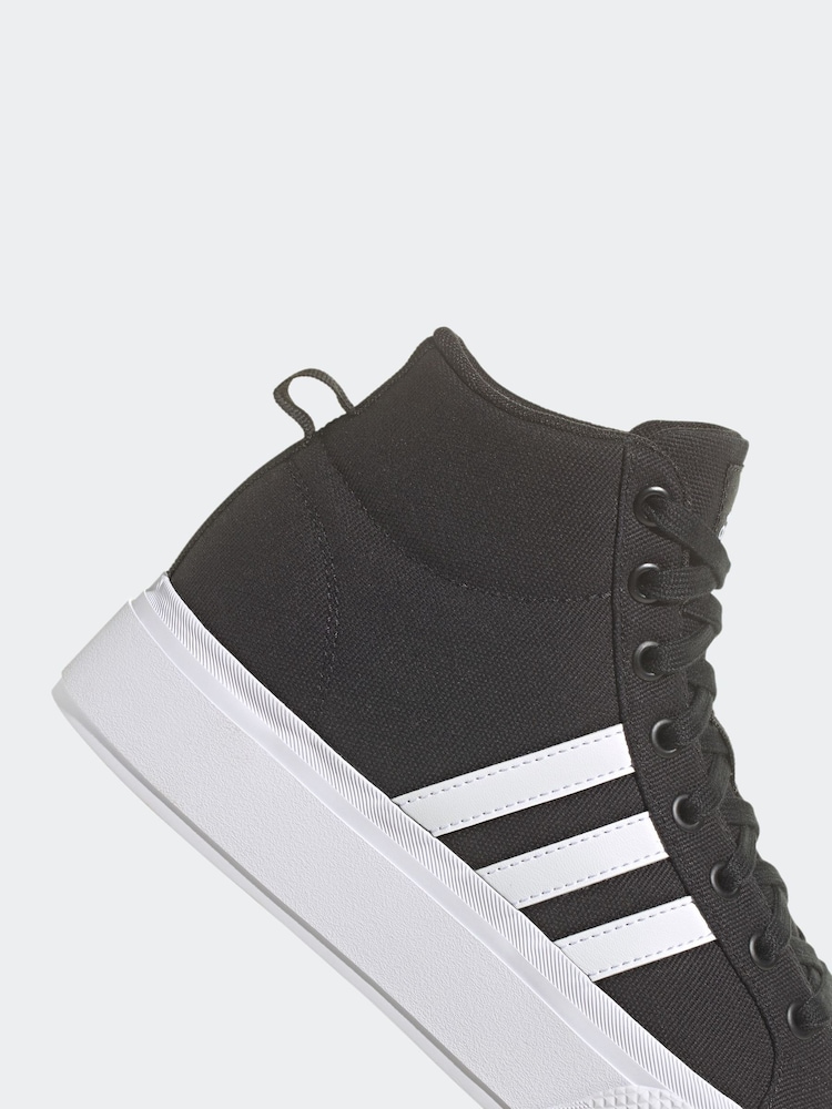 Czarny - Buty sportowe na platformie Adidas Bravada 2.0 Mid - Image 11 of 12
