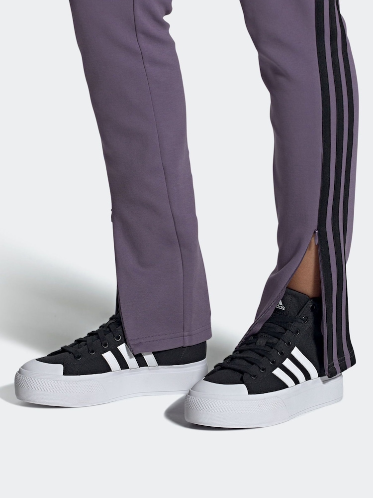 Czarny - Buty sportowe na platformie Adidas Bravada 2.0 Mid - Image 12 of 12