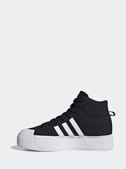 Czarny - Buty sportowe na platformie Adidas Bravada 2.0 Mid - Image 3 of 12