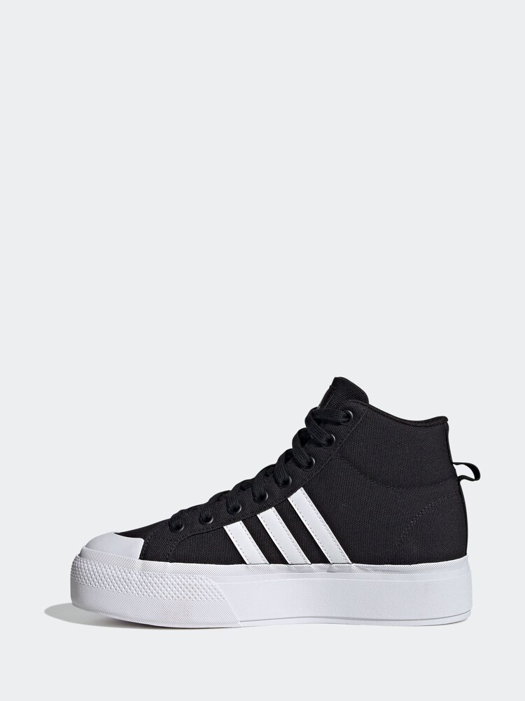 Czarny - Buty sportowe na platformie Adidas Bravada 2.0 Mid - Image 3 of 12
