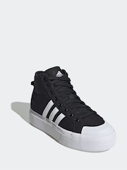 Czarny - Buty sportowe na platformie Adidas Bravada 2.0 Mid - Image 4 of 12