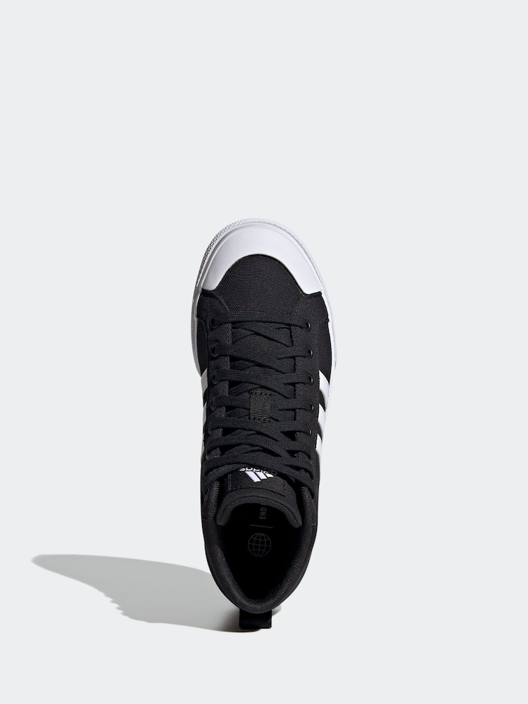 Czarny - Buty sportowe na platformie Adidas Bravada 2.0 Mid - Image 7 of 12