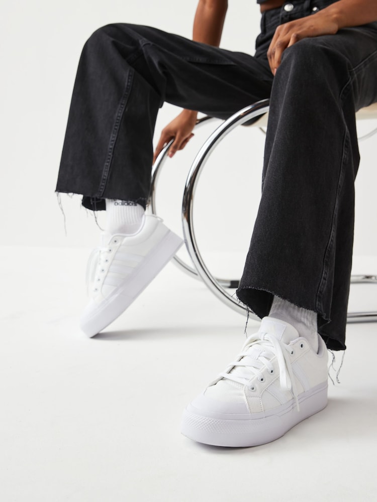 Blanco - Zapatillas deportivas Bravada 2.0 con plataforma de Adidas - Imagen 1 de 12