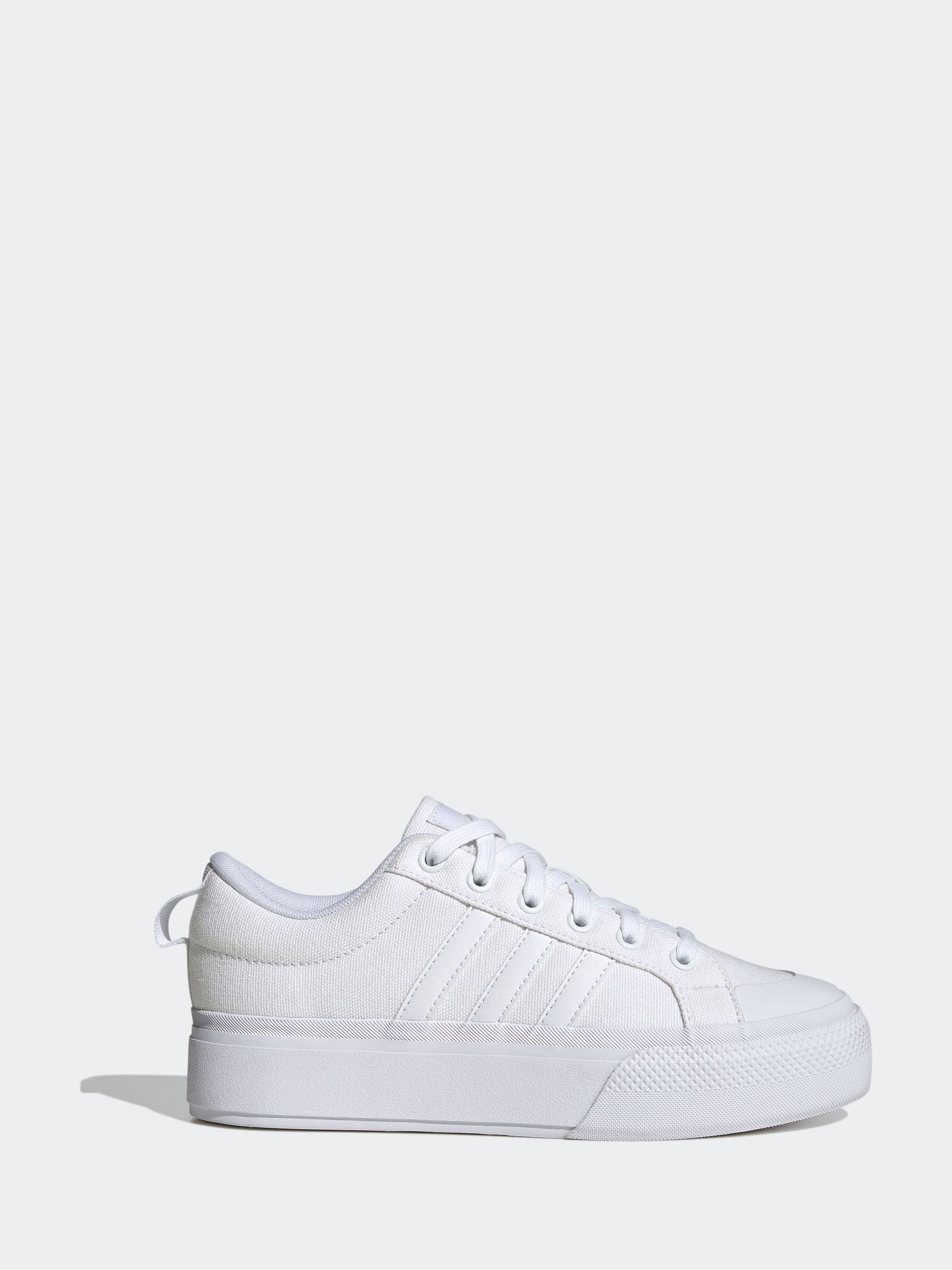 Buy adidas White Bravada 2.0 Platform Trainers from the Next UK online shop
