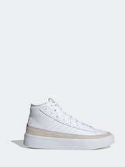adidas White Sportswear Znsored Hi Trainers - Image 12 of 12