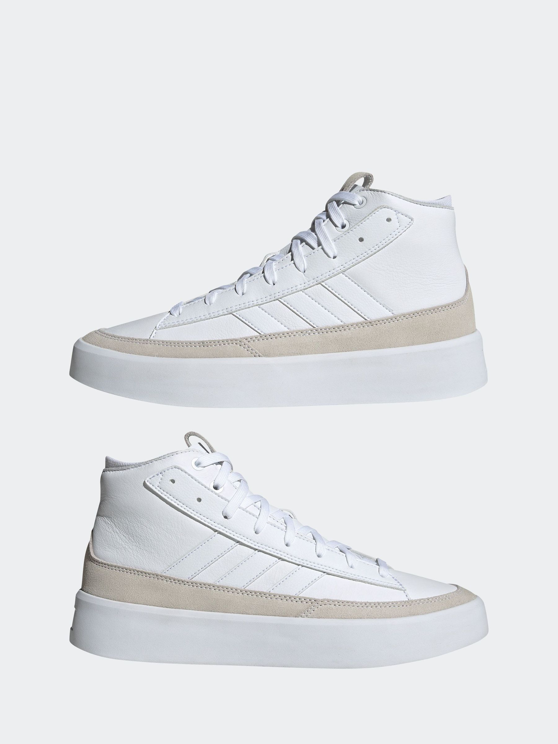 Buy adidas White Sportswear Znsored Hi Trainers from Next Luxembourg