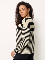 M&Co Natural Striped Jumper - Image 3 of 5