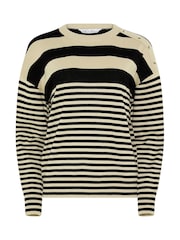 M&Co Natural Striped Jumper - Image 5 of 5