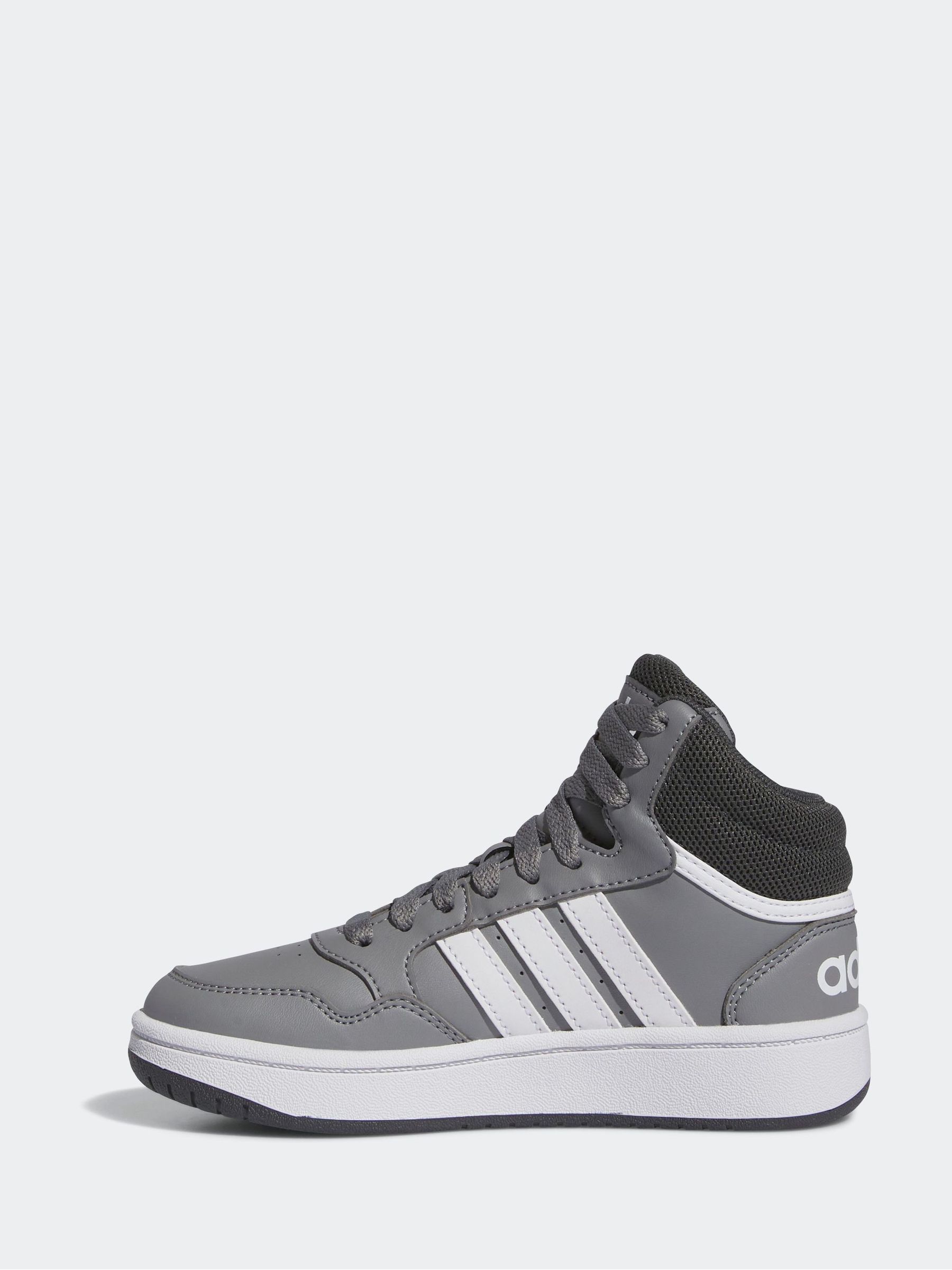 adidas hoops mid grey