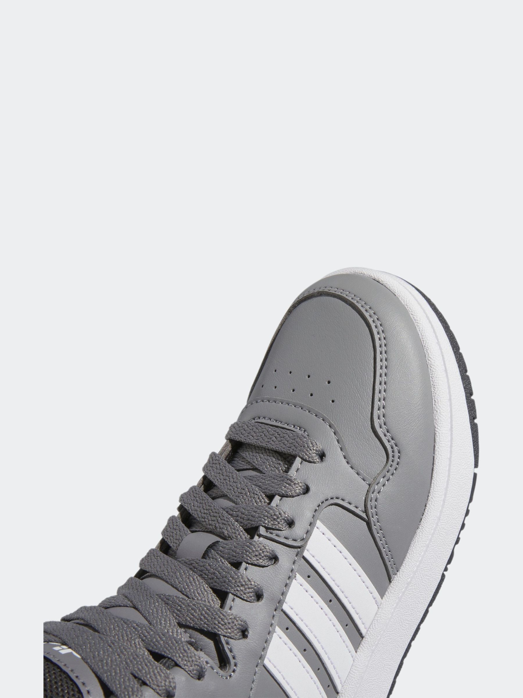 adidas hoops mid grey