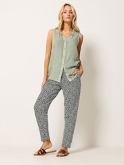 M&Co Black Petite Jersey Hareem Trousers - Image 2 of 5