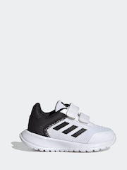adidas White/Black Infant Sportswear Tensaur Run Trainers - Image 1 of 8