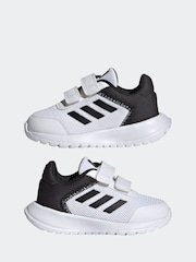 adidas White/Black Infant Sportswear Tensaur Run Trainers - Image 4 of 8