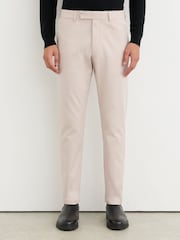 Reiss Stone Eastbury Cotton-Stretch Tailored-Fit Chinos - Image 3 of 6