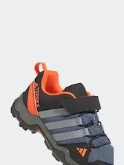 adidas Blue Kids Terrex AX2R Hook-and-Loop Hiking Trainers - Image 9 of 9