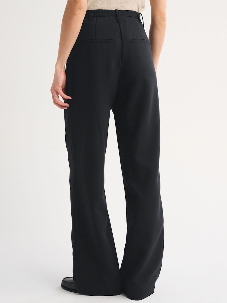 Abercrombie & Fitch Black Sloan Wide Leg Belted Trousers - Image 2 of 6 Abercrombie & Fitch Black Sloan Wide Leg Belted Trousers - Image 2 of 6