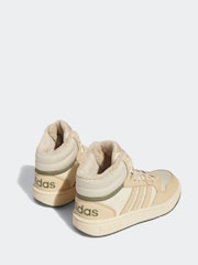 adidas Brown Kids Sportswear Hoops Mid 3.0 Trainers - Image 4 of 9