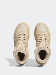 adidas Brown Kids Sportswear Hoops Mid 3.0 Trainers - Image 6 of 9