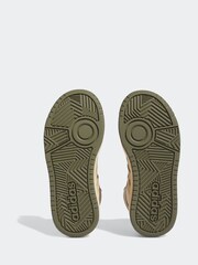 adidas Brown Kids Sportswear Hoops Mid 3.0 Trainers - Image 7 of 9