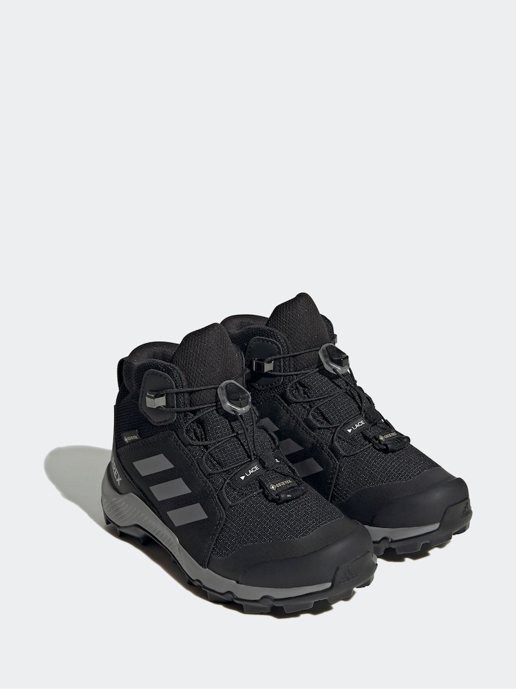 adidas Black Terrex Mid Gore-Tex Waterproof Hiking Boots - Image 1 of 10