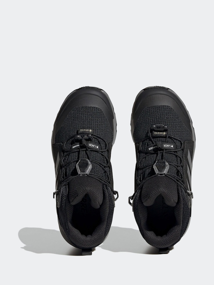 adidas Black Terrex Mid Gore-Tex Waterproof Hiking Boots - Image 6 of 10