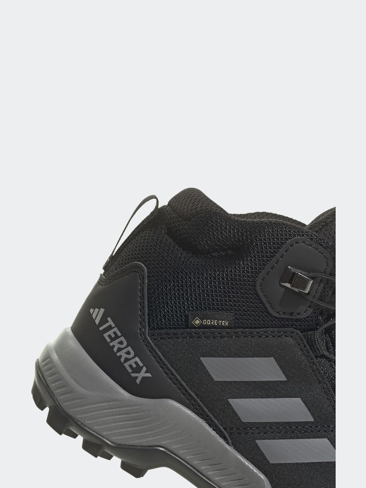adidas Black Terrex Mid Gore-Tex Waterproof Hiking Boots - Image 7 of 10